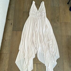 NORMA KAMALI - Goddess Dress in Bone
